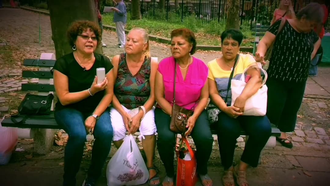 "So many things that need to be done. Why are you building a plaza here?" —Maria
